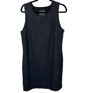 Vintage Woolrich medium charcoal gray shift dress